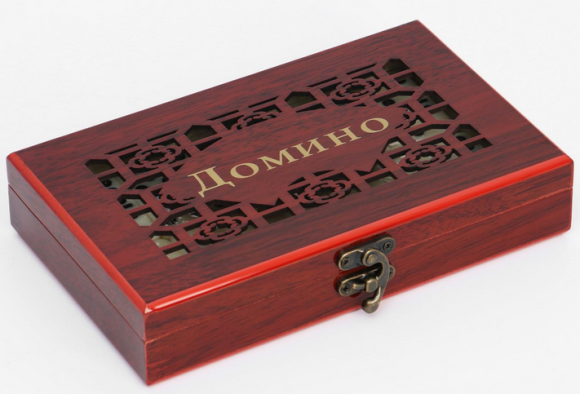 Домино в Деревяной шкатулке Арт-ИГН-0302