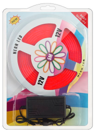 Электрогирлянда Дюралайт 5м Красная Арт-3476 (от розетки без пульта)