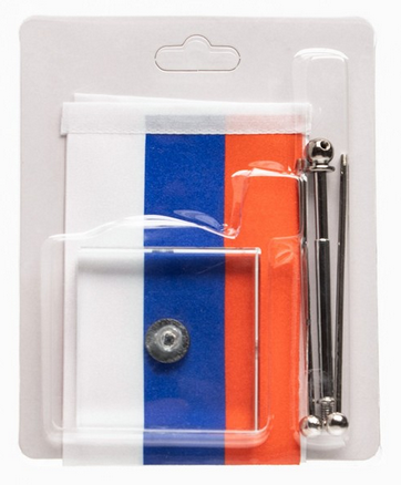 Флаг России настольный 16.5х12см (с двумя флажками 8х11см) Арт-9605249 Флаг России настольный 16.5х12см (с двумя флажками 8х11см) Арт-9605249