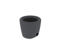 Горшок Дивный сад 4лит Графит (с прикорневым поливом) 265×265×230