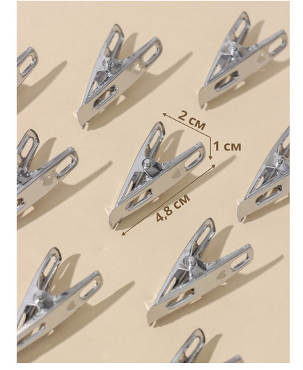 Набор прищепок хозяйственных Доляна 20шт Арт-2778523