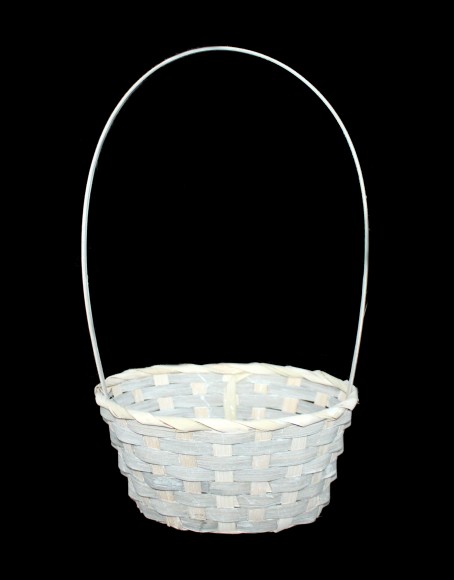 Корзина плетеная Бамбук D-20/15см/H-10см НН-33 Серая