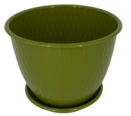 Горшок Корсика 2,4лит Папоротник D-19см с поддоном