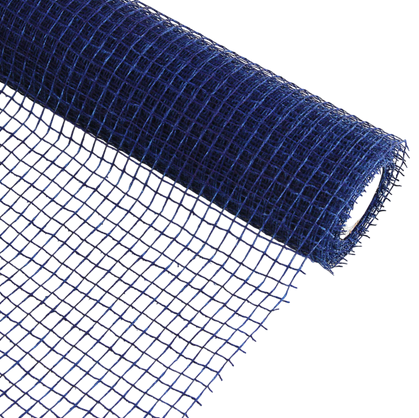 Сетка Джут матовая Синяя 50см*5м