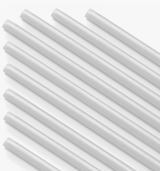 Палочка из пищевого пластика для шаров и сахарной ваты Белая 36см (1уп/100шт)