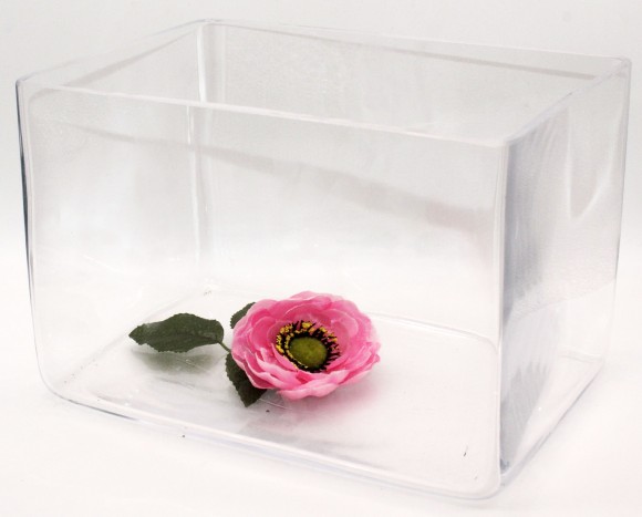 Ваза стеклянная D-30см Н-22см Арт-27-605