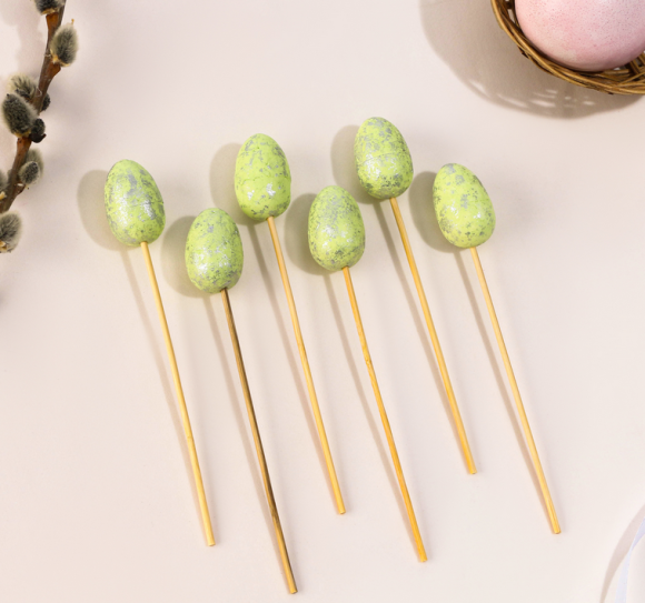 Стикер Яйцо Перламутр 12,5см набор 6шт Цена за набор Стикер Яйцо Перламутр 12,5см набор 6шт Цена за набор