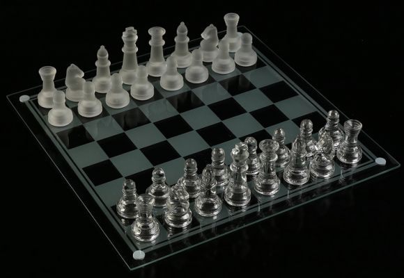Шахматы Стеклянные 350*350мм Арт-9378974
