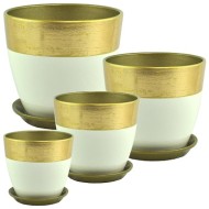 Кашпо Бутон №-РС-125 Валенсия Оливка №-4 (D-21см)