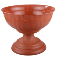 Горшок вазон на ножке Венеция 17лит 445мм Коричневый М-3132 (БАШ) ((D-44см)