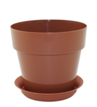 Горшок Протея 0,7лит Терракот 11,5*10см с поддоном