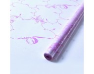 Пленка прозрачная с рисунком Изаура Сиреневая 70см/200гр