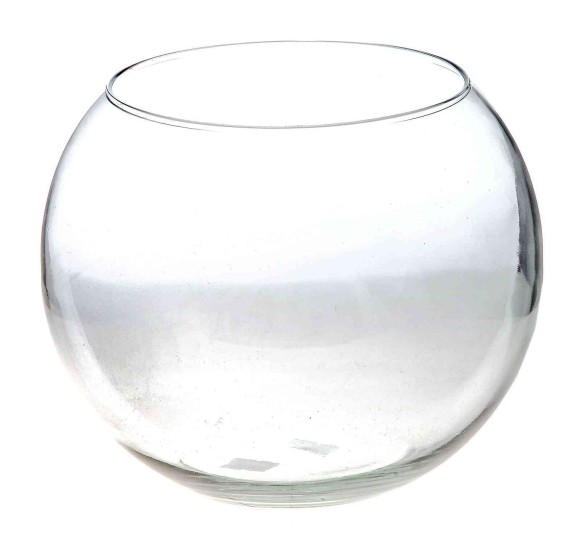 Ваза стеклянная Шаровая 3лит 18*16см Арт-2068