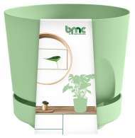 Горшок Тренд 0,8лит Мята Арт-4156 с прикорневым поливом