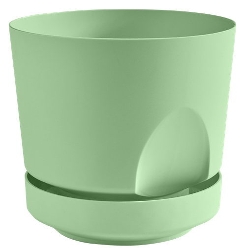 Горшок Тренд 0,8лит Мята Арт-4156 с прикорневым поливом