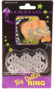 Прикол кастет доллар серебро 328515