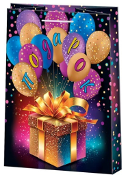 Сумочка пакет картон 260*327*136мм Арт-10-41-214 L+