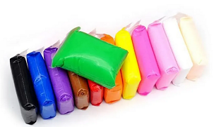 Пластилин Цветной набор 12шт с пластик ножом