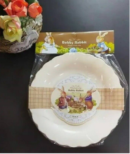 Тарелка пластиковая (1уп/4шт) D-15см Арт-3001