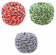 Шпагат Х/Б Клубок Бело-Красный 100мет