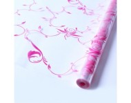 Пленка прозрачная с рисунком Изаура Ярко-Розовая 70см/200гр