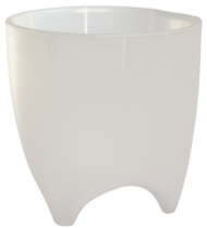 Горшок на ножках Де Коста 2,25лит Прозрачный D-160мм (с дренажной системой)