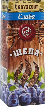 Щепа для Копчения Слива 1лит BOYSCOUT (1уп/25шт) min 1шт