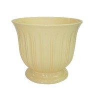 Горшок вазон на ножке Лилия 210мм Желтый (4) высота 17см (D-21см)