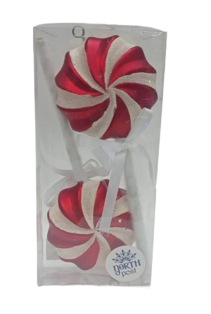 Ёлочное украшение Леденец (25см/2шт) Арт-№2229