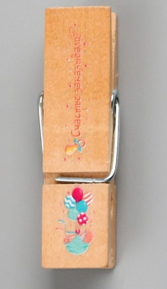 Прищепка Счастье заказывали? Арт-9608638 (1уп/10шт) Цена за штуку