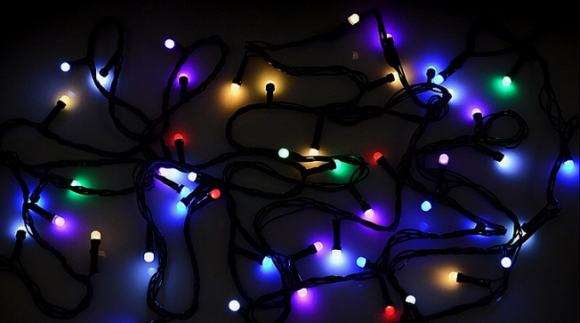 Электрогирлянда 50м 400 ламп Цветная Арт-481028