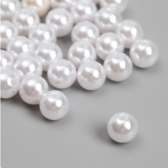 Бусы 10мм 50гр Жемчужные