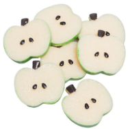 Долька Яблоко Зелёное 2,5см*10шт Цена за штуку