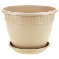 Горшок Антик 3,6лит D-22см Фраппе с поддоном