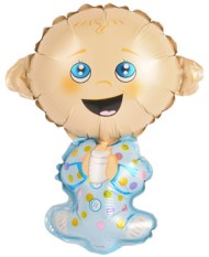 Шар фольгированный 16/41см Малыш мальчик