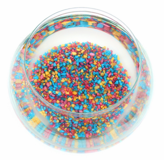 Мраморная крошка Ариэль 800гр фр 5-10мм (1уп/1шт)