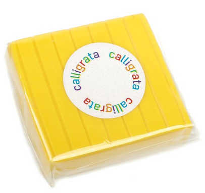 Полимерная глина Calligrata 50гр Жёлтая Арт-1301026