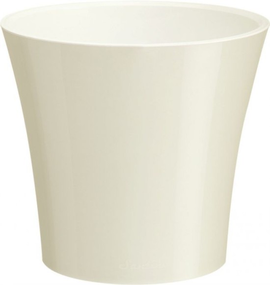 Горшок Santino АРТЕ 2лит Жемчуг-Прозрачный (с дренажной системой)