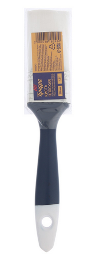 Кисть плоская пластиковая ручка 38мм ТУНДРА