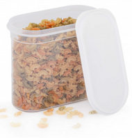 Ёмкость пластиковая для сыпучих продуктов Фиеста 1,65лит Арт-М-7998