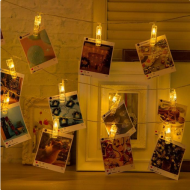 Электрогирлянда 5м Прищепки Арт-2433911