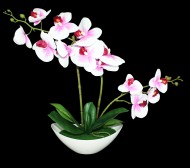 Орхидея в горшке искусственная 60см Арт-1980/1