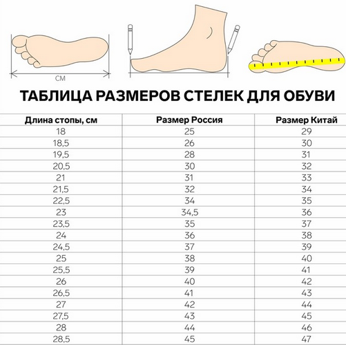 Стельки универсальные р-р.36-45 Антибактериальные дышащие Арт-819776