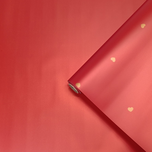 Пленка матовая Романтика Ярко-Красная 58см/10м Пленка матовая Романтика Ярко-Красная 58см/10м