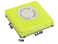 Полимерная глина Calligrata 50гр Флюоресцентная Салатовая Арт-1301080