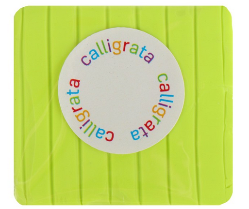 Полимерная глина Calligrata 50гр Флюоресцентная Салатовая Арт-1301080