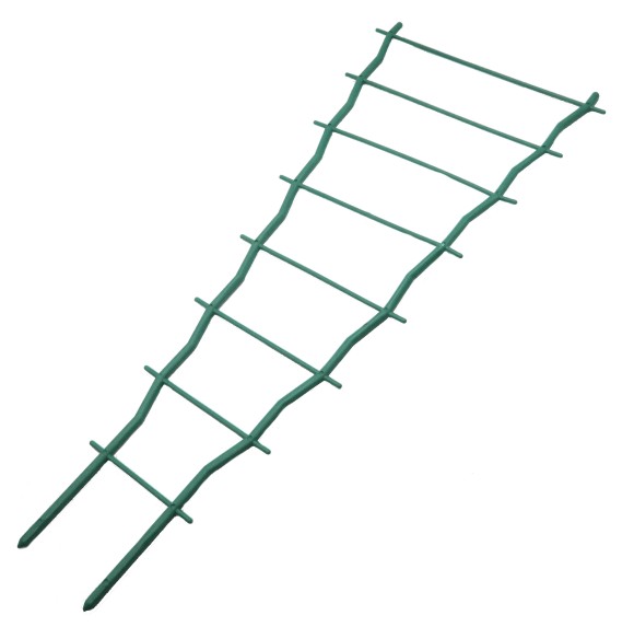 Решётка для вьюнов Волна 60см Зелёная (пластиковая)