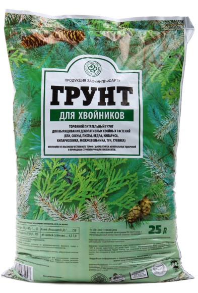 Грунт Хвойные-Голубика-Азалия 25лит (1уп/1шт) НОРД ПАЛП
