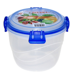 Контейнер пластиковый герметичный Волна 1,4лит МИЛИХ Арт-06335