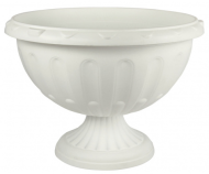 Горшок вазон на ножке Джулия 8лит Белый М-1389 (D-31см)